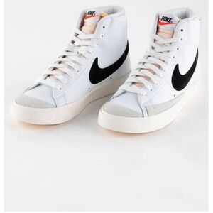 Nike White and Black Athletic Shoes